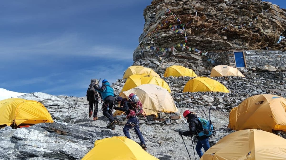 Mera Peak climbing adventure in Nepal with breathtaking Himalayan views