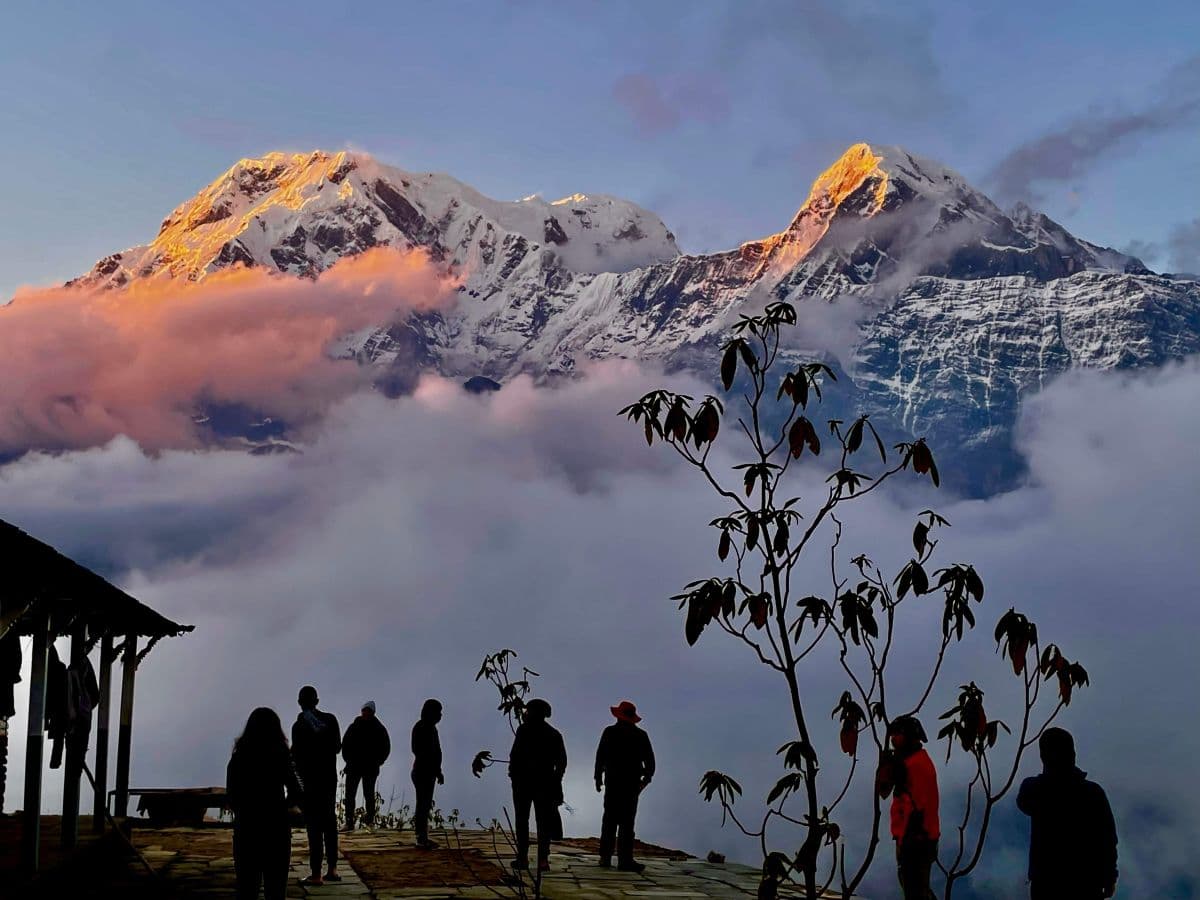 View from Mardi Himal Base Camp
