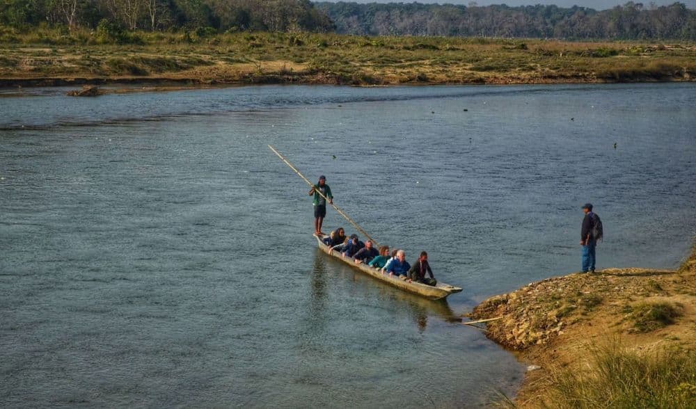 A peaceful boating tour in Chitwan National Park