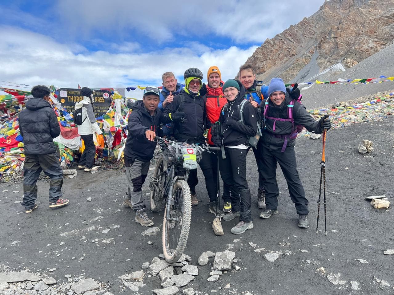 Mountain biking through the Annapurna Conservation Area